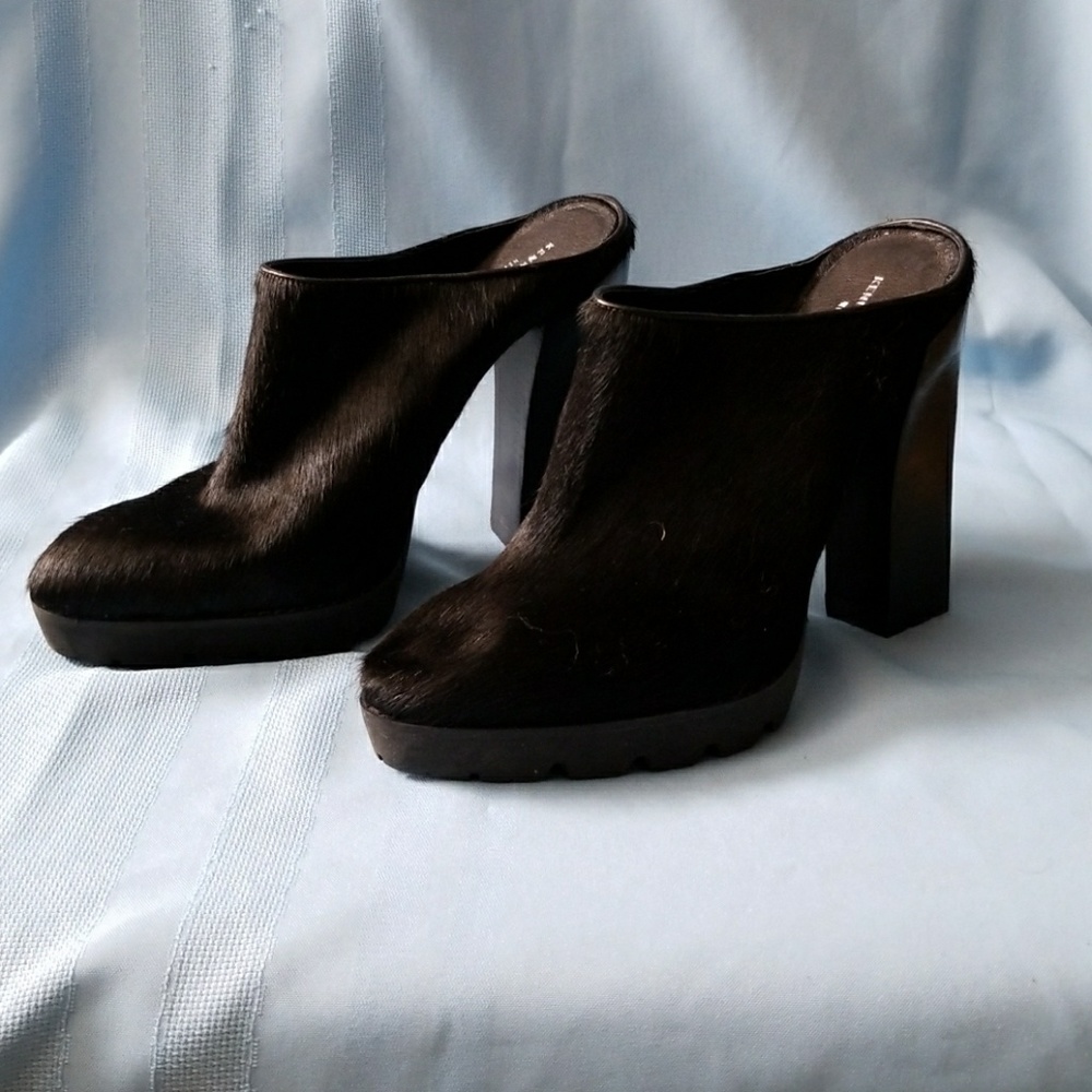 NEW Kenneth Cole NY Odell Calf Hair mule
